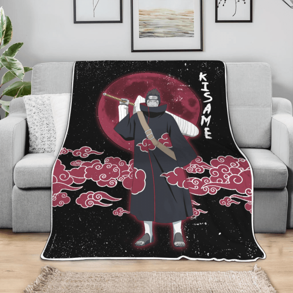 Plaid Kisame Naruto Couverture Plaid Polaire Plaid Canapé – Image 3