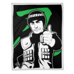 Plaid Might Guy Naruto 01 Couverture Plaid Polaire Plaid Canapé