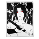 Plaid Uchiha Sasuke Naruto 04 Couverture Plaid Polaire Plaid Canapé