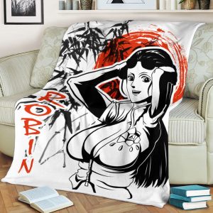 Plaid Nico Robin One Piece 02 Couverture Plaid Polaire Plaid Canapé