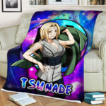 Plaid Tsunade Naruto 04 Couverture Plaid Polaire Plaid Canapé
