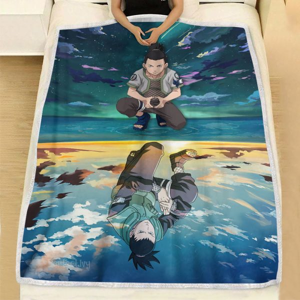 Plaid Shikamaru Nara Naruto 01 Couverture Plaid Polaire Plaid Canapé – Image 2