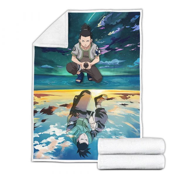 Plaid Shikamaru Nara Naruto 01 Couverture Plaid Polaire Plaid Canapé – Image 3