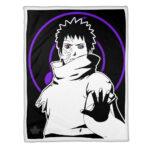 Plaid Uchiha Obito Naruto 01 Couverture Plaid Polaire Plaid Canapé
