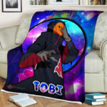 Plaid Tobi Uchiha Obito Naruto 02 Couverture Plaid Polaire Plaid Canapé