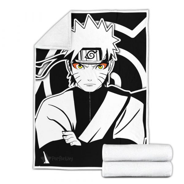 Plaid Uzumaki Sage Naruto 01 Couverture Plaid Polaire Plaid Canapé – Image 3