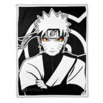 Plaid Uzumaki Sage Naruto 01 Couverture Plaid Polaire Plaid Canapé