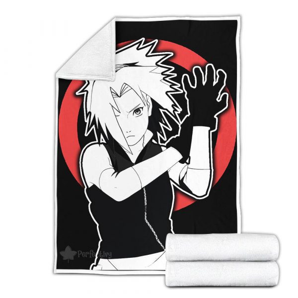 Plaid Sakura Haruno Naruto 01 Couverture Plaid Polaire Plaid Canapé – Image 3