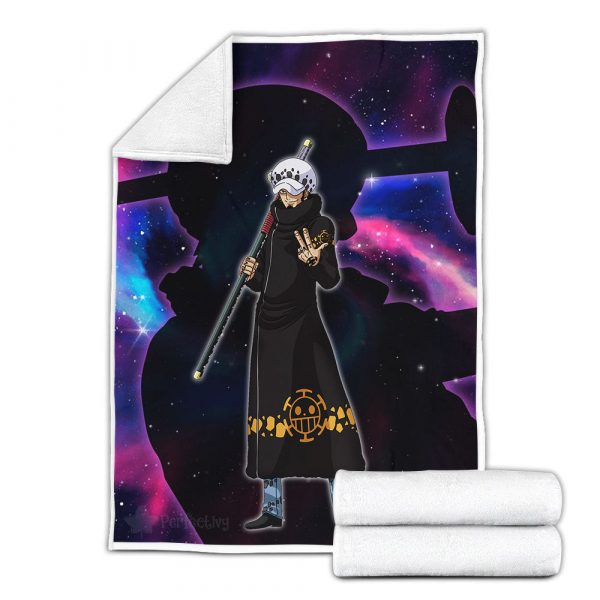Plaid Trafalgar D. Water Law One Piece 02 Couverture Plaid Polaire Plaid Canapé – Image 3