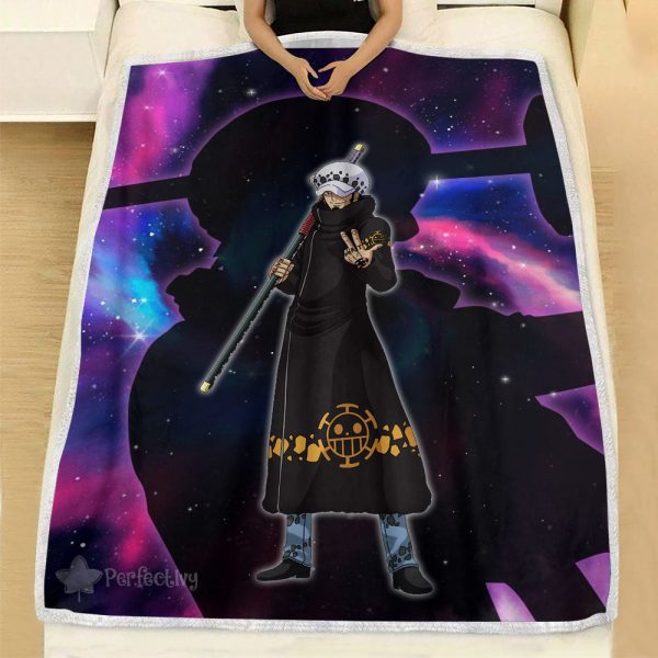Plaid Trafalgar D. Water Law One Piece 02 Couverture Plaid Polaire Plaid Canapé