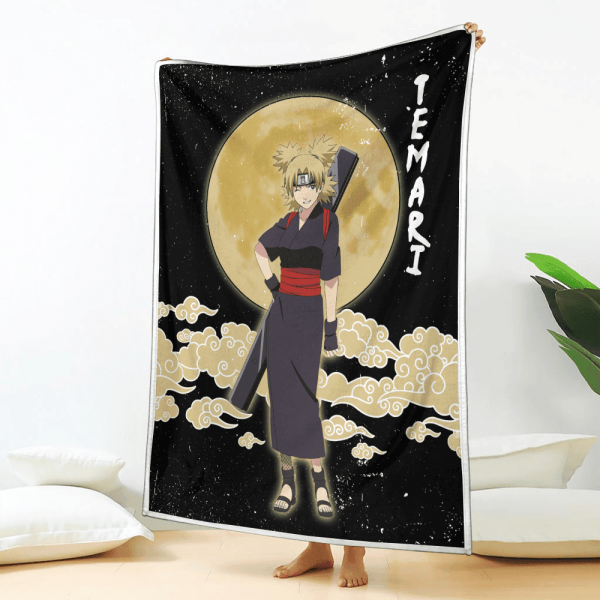 Plaid Temari Naruto 02 Couverture Plaid Polaire Plaid Canapé – Image 2