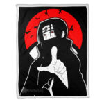 Plaid Uchiha Itachi Naruto 04 Couverture Plaid Polaire Plaid Canapé