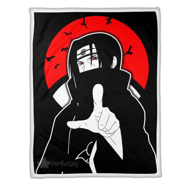 Plaid Uchiha Itachi Naruto 04 Couverture Plaid Polaire Plaid Canapé