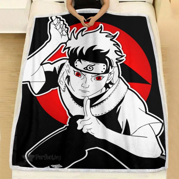 Plaid Uchiha Shisui Naruto 01 Couverture Plaid Polaire Plaid Canapé – Image 2