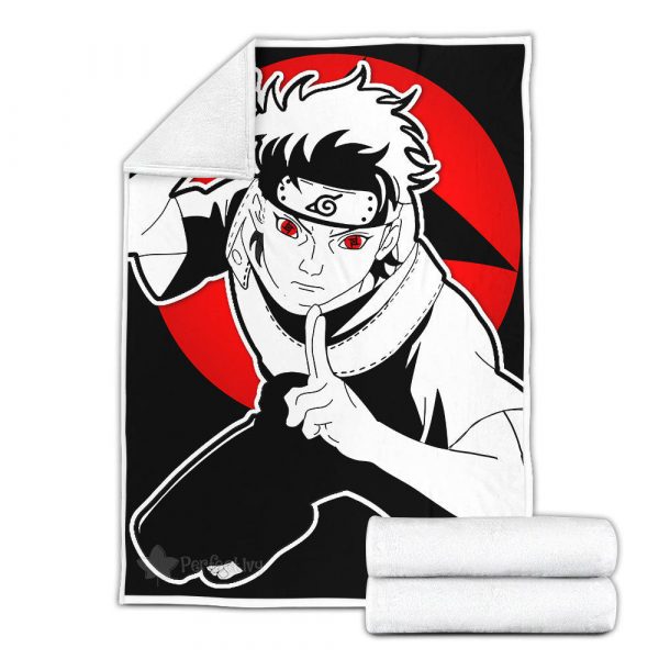 Plaid Uchiha Shisui Naruto 01 Couverture Plaid Polaire Plaid Canapé – Image 3