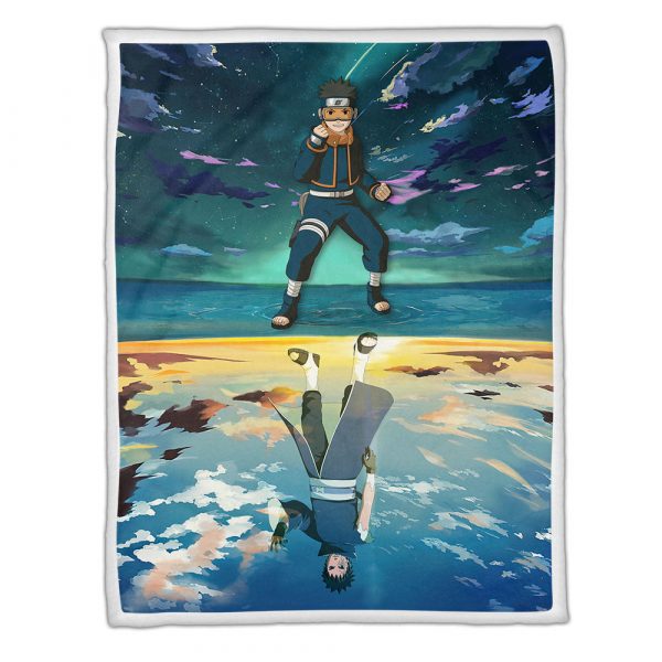 Plaid Uchiha Obito Naruto 03 Couverture Plaid Polaire Plaid Canapé