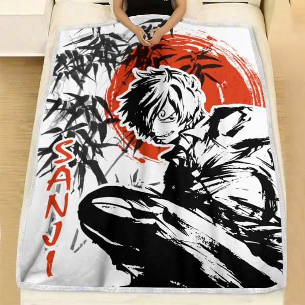 Plaid Vinsmoke Sanji One Piece 01 Couverture Plaid Polaire Plaid Canapé – Image 2