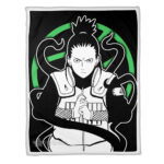 Plaid Shikamaru Nara Naruto 03 Couverture Plaid Polaire Plaid Canapé