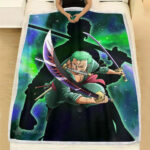 Plaid Roronoa Zoro One Piece 02 Couverture Plaid Polaire Plaid Canapé