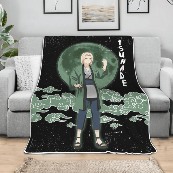 Plaid Tsunade Naruto 03 Couverture Plaid Polaire Plaid Canapé – Image 3