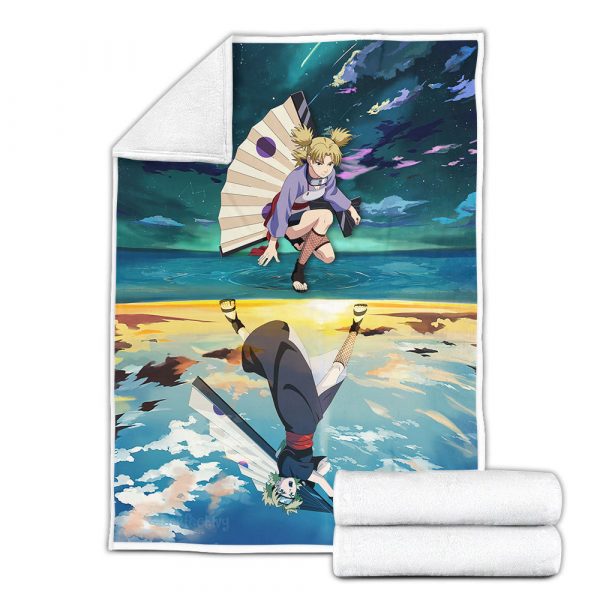 Plaid Temari Naruto 01 Couverture Plaid Polaire Plaid Canapé – Image 3
