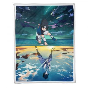 Plaid Uchiha Sasuke Naruto 01 Couverture Plaid Polaire Plaid Canapé