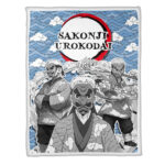Couverture Sakonji Urokodaki Demon Slayer 01 Plaid Polaire Plaid Canapé