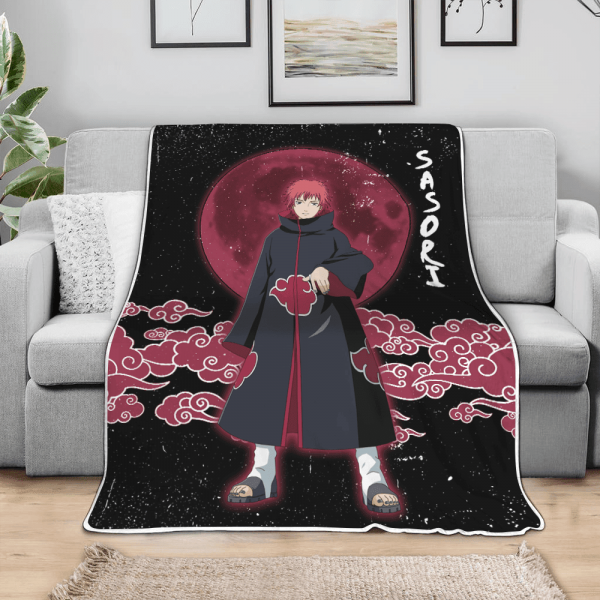 Plaid Sasori Naruto 04 Couverture Plaid Polaire Plaid Canapé – Image 3