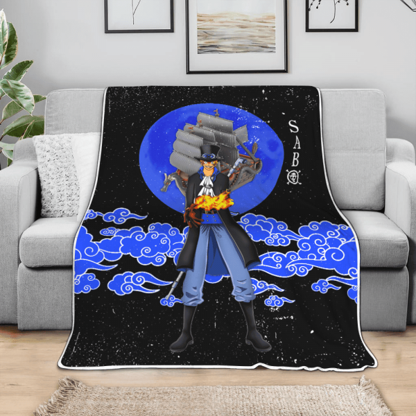 Plaid Sabo One Piece 01 Couverture Plaid Polaire Plaid Canapé – Image 3