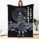 Plaid Sarutobi Asuma Naruto Couverture Plaid Polaire Plaid Canapé