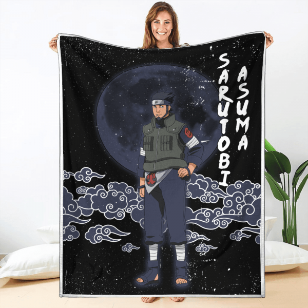 Plaid Sarutobi Asuma Naruto Couverture Plaid Polaire Plaid Canapé