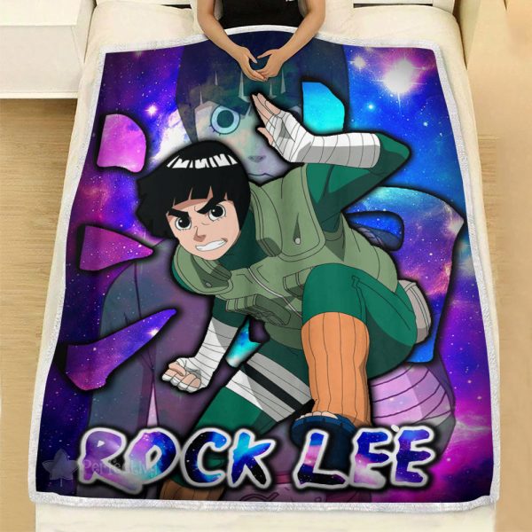 Plaid Rock Lee Naruto 04 Couverture Plaid Polaire Plaid Canapé – Image 2