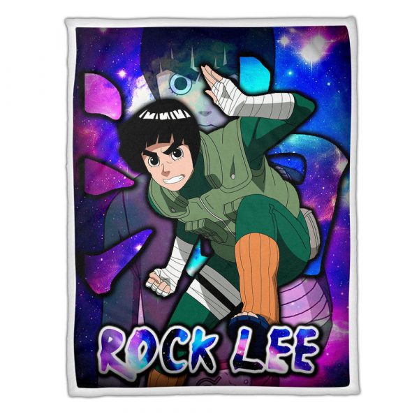 Plaid Rock Lee Naruto 04 Couverture Plaid Polaire Plaid Canapé – Image 3