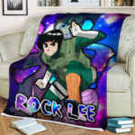 Plaid Rock Lee Naruto 04 Couverture Plaid Polaire Plaid Canapé