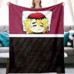 Couverture Demon Slayer Douma Plaid Polaire Plaid Canapé