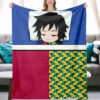 Couverture Demon Slayer Giyuu Tomioka 1002 Plaid Polaire Plaid Canapé
