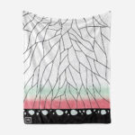 Couverture Kocho Shinobu Demon Slayer Insect Pillar 2 Plaid Polaire Plaid Canapé