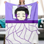 Couverture Demon Slayer Kochou Shinobu 1002 Plaid Polaire Plaid Canapé