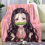 Couverture Demon Slayer Nezuko Kamado 1002 Plaid Polaire Plaid Canapé