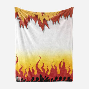 Couverture Flamme Pilier Rengoku Kyojuro Demon Slayer Plaid Polaire Plaid Canapé