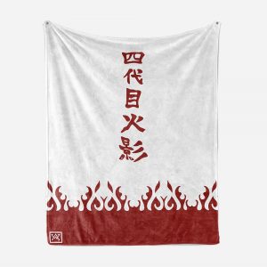 Plaid Peluche Naruto Fourth Fire Shadow Namikaze Couverture Plaid Polaire Plaid Canapé