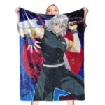 Couverture Demon Slayer Uzui Tengen Plaid Polaire Plaid Canapé