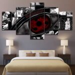 Tableau Naruto Sharingan Animé Toile Avec cadre