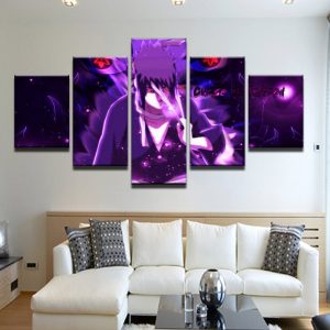 Tableau Naruto malédiction de la haine Toile Avec cadre