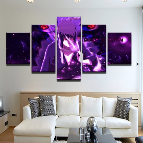 Tableau Naruto malédiction de la haine Toile Avec cadre