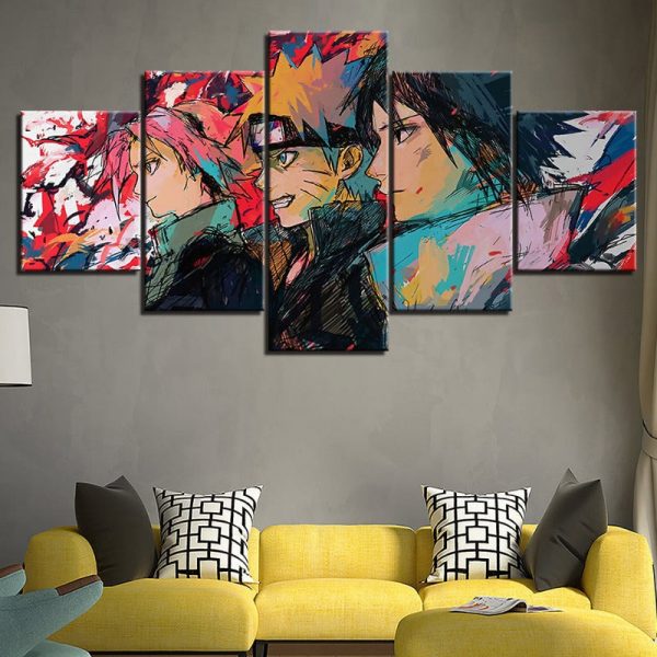 Tableau Naruto 01 Toile Avec cadre – Image 3