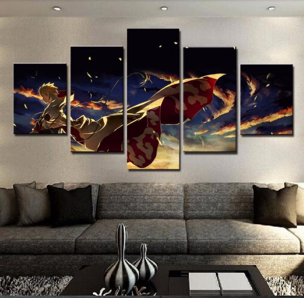 Tableau Naruto Hokage Ninja Toile Avec cadre
