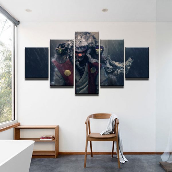 Tableau Naruto Jiraya Toile Avec cadre – Image 3