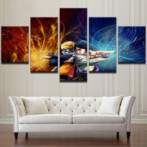 Tableau Naruto 09 Toile Avec cadre – Image 2