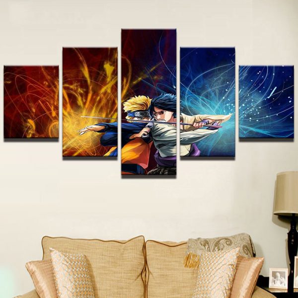 Tableau Naruto 09 Toile Avec cadre – Image 3
